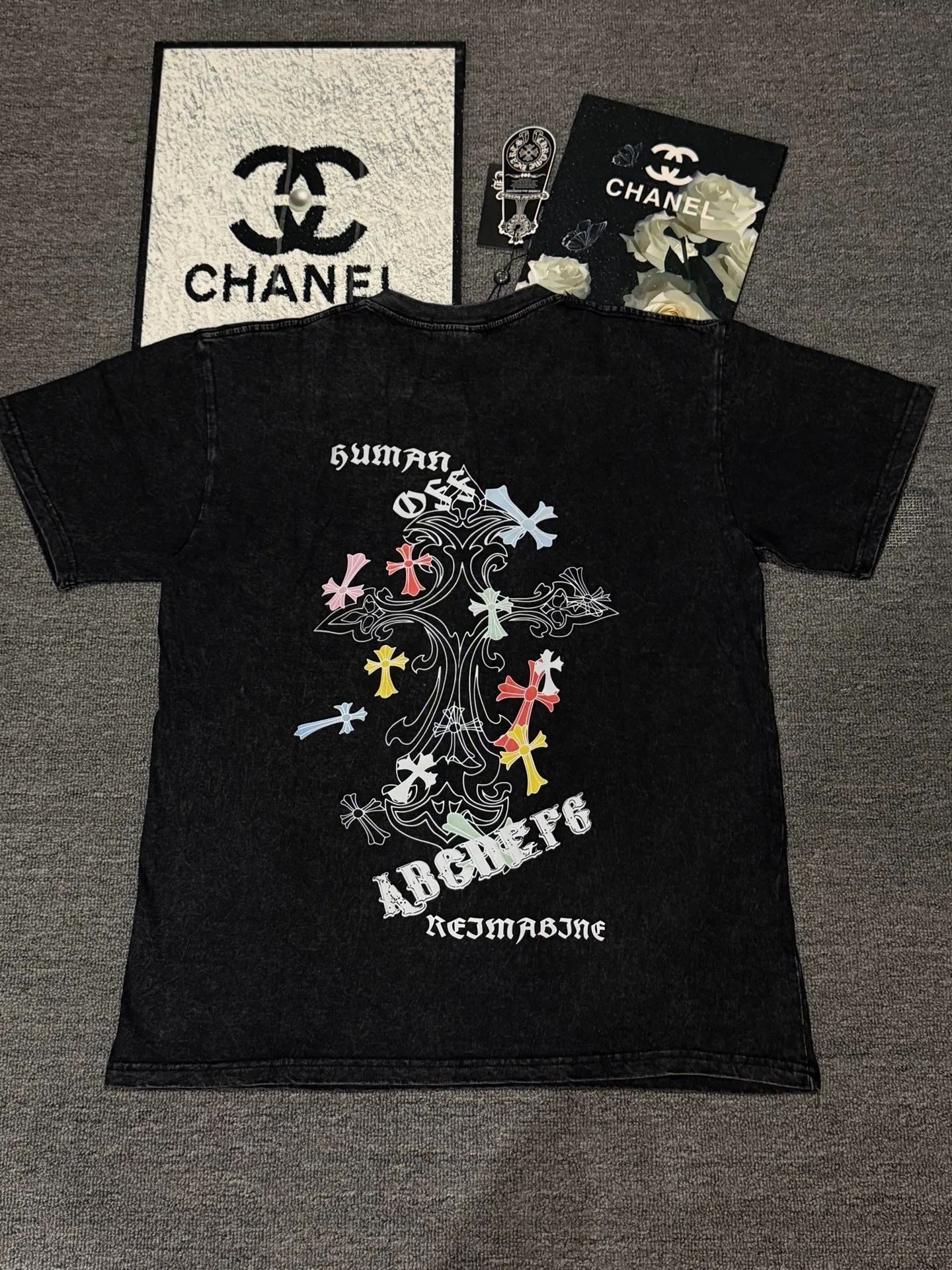 （ ） :SX 023 CH LOGO 1:1 Same Style 32 Breathable 1x 1 oversize 1:1 : Size:S-XL